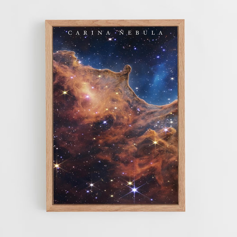 Poster Étoiles d'Argent – affiche Nébuleuses (vue 4)